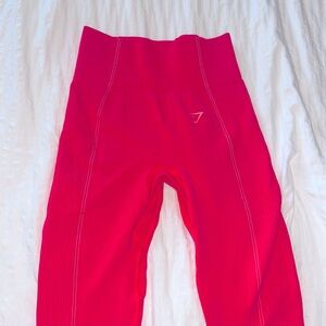 GYMSHARK ultra seamless hot pink leggings